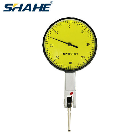 SHAHE-Indicador de prueba de dial, 0,01mm, 0-0,8mm, dial indicador de dial, indicador de Dial profesional, herramientas de medición ► Foto 1/6