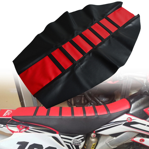 Cubierta de asiento suave de goma para Motocross, cubierta de asiento suave para Honda CR CRF CRM SL 125 150 230 250 450 480 50 80 85 500 X R L F M RX AR RWE RALLY ► Foto 1/6