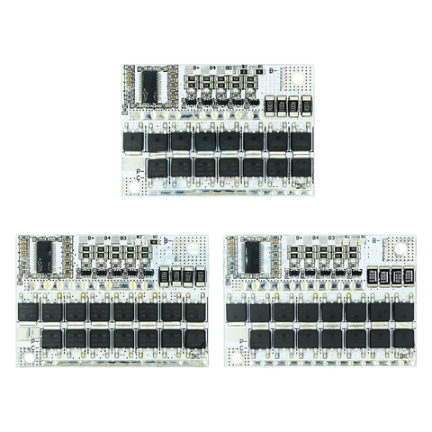 Placa de circuito de litio con protección de la batería de litio 3s/4s/5s Bms 12v 16,8 v 3,2 v/3,7 v 100a Li-ion Lmo Ternary ► Foto 1/6