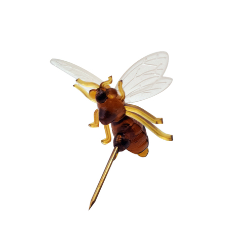 Pin de palo de abeja de miel para velas, Kit de velas de cera de abejas, Pin de abeja de plástico con Pin de abeja, pines de empuje de abeja, 50 Uds. ► Foto 1/6