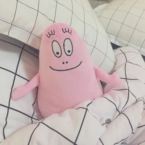 Simulación de dibujo Barbapapa juguetes de felpa suave peluche muñecas para los niños del bebé comodidad suave juguete de regalo de decoración para el hogar de los niños regalo de cumpleaños ► Foto 1/6