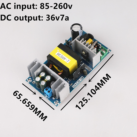 Módulo de fuente de alimentación de 36V 5A 7A módulo del interruptor de la fuente de alimentación, CA 100V-240V a CC 36V, fuente de alimentación conmutada, novedad ► Foto 1/5