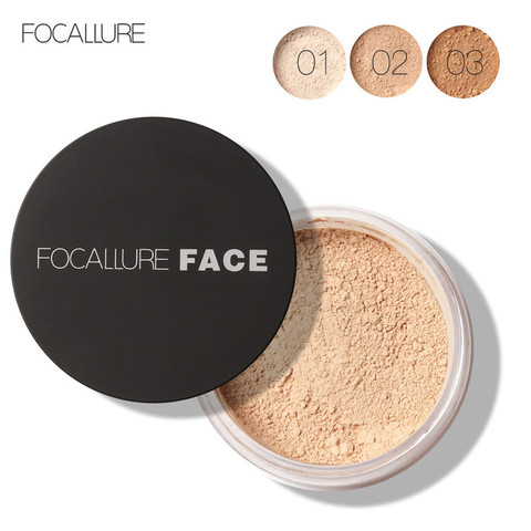 Focallure-Polvo de fijación suelto con acabado Invisible, polvo de maquillaje suave Natural translúcido, Control de aceite facial ► Foto 1/6