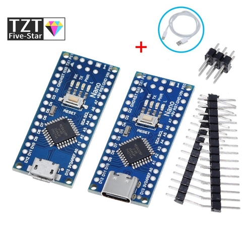 Controlador de arranque tipo C/Nano Micro USB 3,0, compatible con controlador Nano 3,0 para arduino CH340, 16Mhz, ATMEGA328P ► Foto 1/6