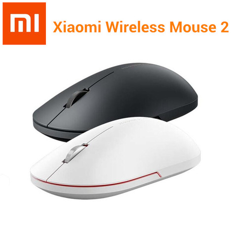 Xiaomi-ratón inalámbrico 2 de 1000DPI, 2,4 GHz, conexión WiFi, óptico, silencioso, portátil, para ordenador portátil y oficina ► Foto 1/6