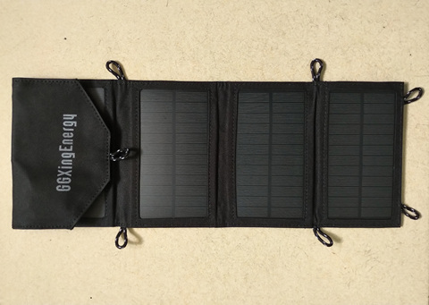 GGX energía impermeable 8 W 5 V portátil plegable cargador Panel Solar Mono salida USB Paquete de controlador para teléfonos iPhone PSP MP4 ► Foto 1/1