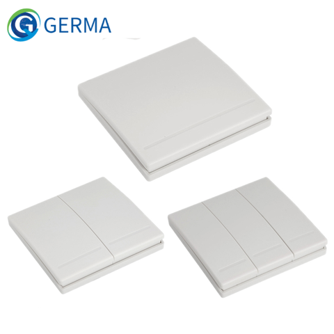 GERMA 86-Panel transmisor inalámbrico de pared, interruptor RF de 1, 2 y 3 botones para bombilla, hogar, sala de estar, dormitorio y pasillo ► Foto 1/6