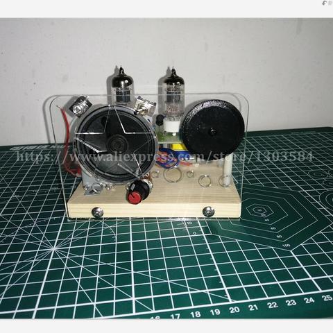 Tubo de vacío electrónico de 110V y 220V, kit de receptor de Radio de tubo FM superregenerativo, 6J1 + 6J1DIY, producto preferido de nivel de entrada ► Foto 1/6