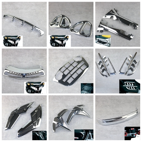 Motocicleta carenado cromado para HONDA Goldwing GL1800 2001-2011 ABS de plástico cromado piezas modificadas ► Foto 1/6