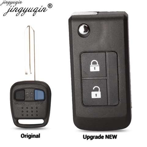 Billeave 2 botones Flip Remote Car Key Shell reemplazar para Subaru Outback legity ► Foto 1/5