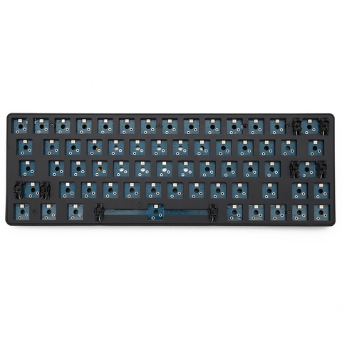 Dierya-kit de teclado mecánico rgb smd 63, bluetooth 60%, modo dual, inalámbrico, pcb, personalizado, interruptor LED tipo c y mini cable ► Foto 1/6