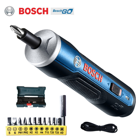 Bosch-destornillador eléctrico Go de 3,6 V, destornillador inalámbrico, Mini herramienta eléctrica inteligente, juego de destornilladores de torsión ajustable de 6 modos ► Foto 1/6