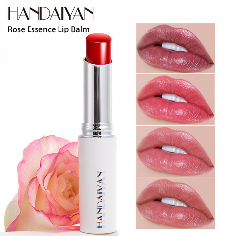 HANDAIYAN-Bálsamo labial camaleón hidratante, Rosa labios ácido hialurónico Natural, cambio de Color con la temperatura, lápiz labial de maquillaje nutritivo ► Foto 1/6