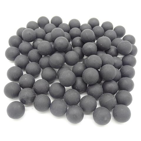 0,68 Paintballs de calibre 0,68 reutilizable motín bolas de pintura 100 goma nueva Re-utilizable Paintball formación elástico bolas de Material de PVC ► Foto 1/6