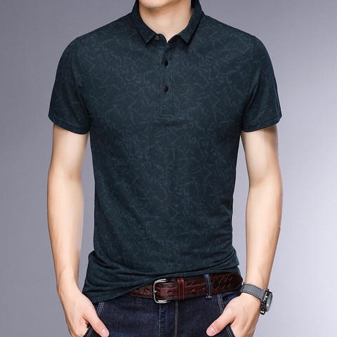 Ymwmhu-Polo de manga corta para hombre, ropa con botones a la moda, estilo minimalista coreano, informal ► Foto 1/6