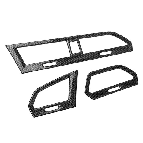 Pegatinas de fibra de carbono para aire acondicionado interior, accesorios para VW Volkswagen Tiguan mk2 2016 2017 2022 ► Foto 1/6