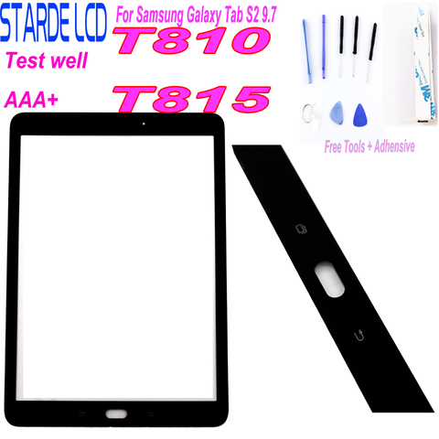 Panel digitalizador de pantalla táctil frontal para Samsung Galaxy Tab S2 9,7 2015 T810 T815 T813 T819, piezas de repuesto de Sensor de cristal ► Foto 1/6