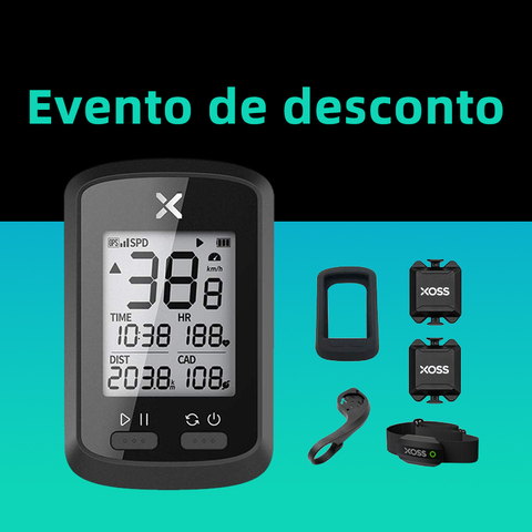 XOSS-ordenador inalámbrico G para bicicleta, velocímetro GPS, resistente al agua, Bluetooth, ANT + cadencia ► Foto 1/6