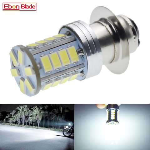 1 bombilla LED P15D para faro de motocicleta 5630 H6M 26SMD, accesorios de haz de Bixenón Alto y Bajo, faro delantero ATV para motocicleta 6V 12V 24V 30V DC ► Foto 1/6