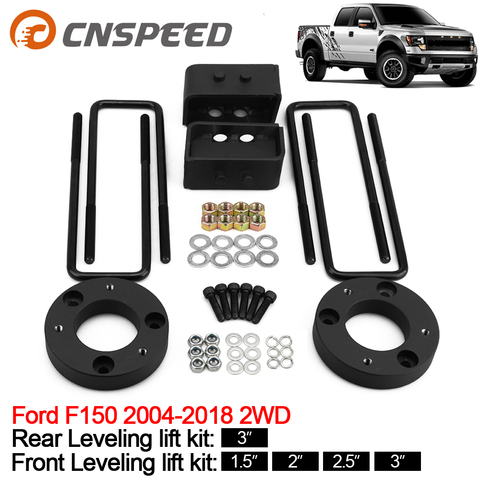 Para Ford F150 2004-2022 4WD delantera y trasera completa nivelación Kit de elevación espaciador ► Foto 1/6