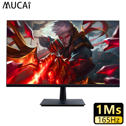 MUCAI-Monitor de 27 pulgadas para PC, pantalla Lcd IPS de 165Hz, HD, para juegos de escritorio, Panel plano, HDMI/DP ► Foto 1/6