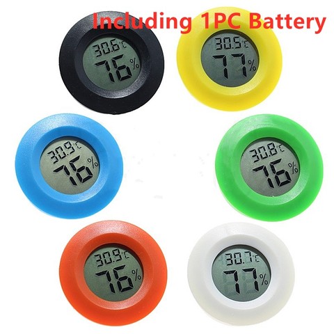 1PC Mini LCD Digital termómetro higrómetro nevera probador del congelador Detector medidor de humedad y temperatura de Thermograph ► Foto 1/6