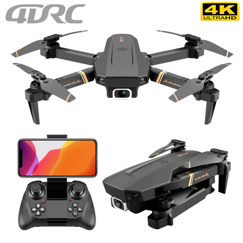 Dron teledirigido 4k 4K con WIFI, vídeo en vivo, FPV, 4k/1080P, HD, 4k, gran angular, cámara profesional, cuadricóptero, Juguetes ► Foto 1/6