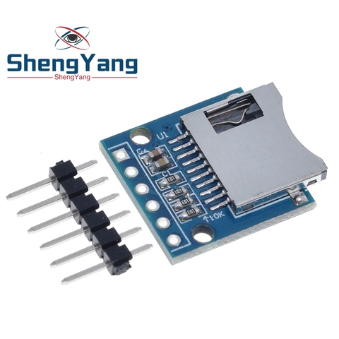 1 unidad unids ShengYang Micro SD tarjeta de expansión Mini Micro SD TF tarjeta de memoria escudo módulo con pines para Arduino ► Foto 1/6