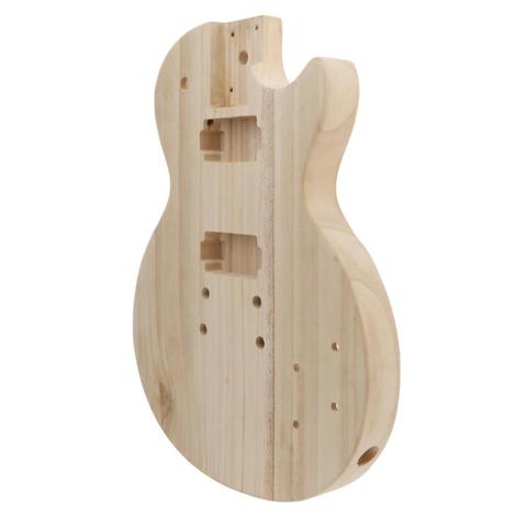 Guitarra inacabada hecha a mano de madera, accesorios para guitarra eléctrica ► Foto 1/6