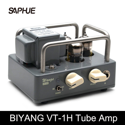 Biyang VT-1H-Amplificador de guitarra eléctrica, cabeza de Tubo negro, ajuste de volumen y tono ► Foto 1/6