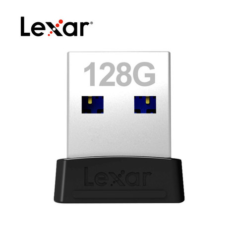 Lexar-Memoria original USB flash, unidad S47 de alta rapidez, USB 3.0, 3.1, 64GB, elemento mini de cifrado, USB para coche, 128GB, velocidad de lectura de 250MB/s ► Foto 1/6