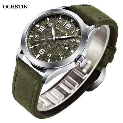 Reloj deportivo Original para hombre, reloj de pulsera masculino de lujo, informal, militar, de ejército, mecánico automático, resistente al agua ► Foto 1/6