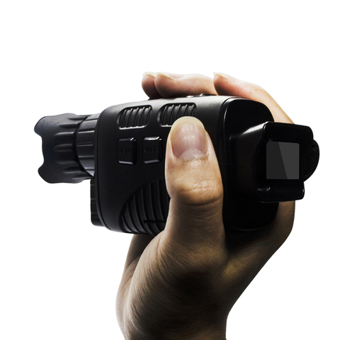 Dispositivo de visión nocturna infrarroja HD, cámara Monocular de visión nocturna, telescopio Digital para exteriores con uso Dual de día y noche para caza ► Foto 1/6