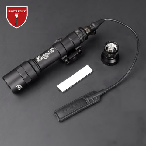 Mini linterna LED táctica SF M600 M600B, luz de caza Picatinny de 20mm, montaje de riel de arma para deportes al aire libre ► Foto 1/6