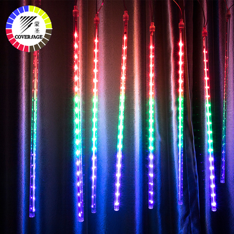 Coversage Led 30 cm 50 cm de lluvia de meteoros tubo Garland árbol de Navidad Luces de Navidad al aire libre Luces de hadas cadena de ► Foto 1/6