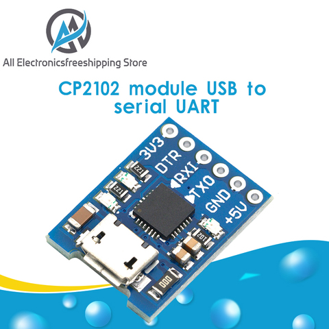 CJMCU-Módulo MICRO USB a UART CP2102, convertidor de serie TTL de 6 pines, UART STC, reemplazo FT232, nuevo para arduino ► Foto 1/6