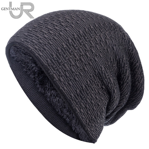 Sombreros de invierno Unisex para hombre y mujer, gorra de esquí con diseño de colores mezclados, Beanie, gorro de punto de algodón con forro de piel, envío directo ► Foto 1/6