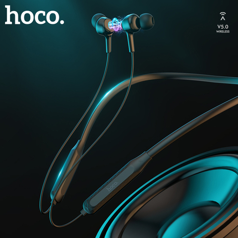 HOCO Sport-auriculares inalámbricos con Bluetooth, dispositivo de audio con micrófono, estéreo, envolvente, de graves, para iphone 12 Pro max 11, huawei y Xiaomi ► Foto 1/6