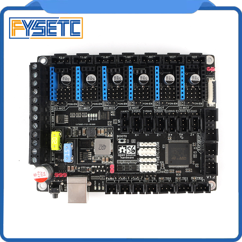 Placa de Control S6 V2.0 de 32 bits, compatible con controladores 6X TMC, Uart/SPI, cable volador XH/MX, conector VS F6 V1.3 SKR V1.3 ► Foto 1/6