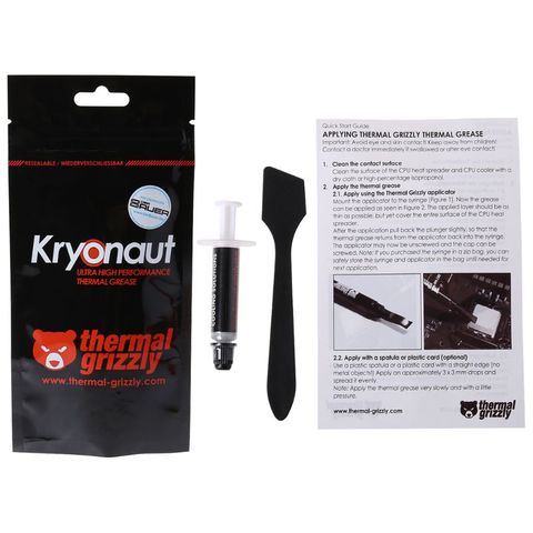 Kryonaut-ventilador de enfriamiento térmico Grizzly 1g para CPU, disipador de procesador Intel AMD, pasta térmica ► Foto 1/6