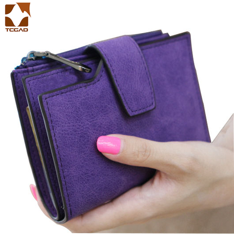 Corta cartera las mujeres de cuero genuino zip pequeño de las mujeres monedero moneda pequeña sac femme 2022 de la marca de lujo de porte feuille cartera ► Foto 1/6