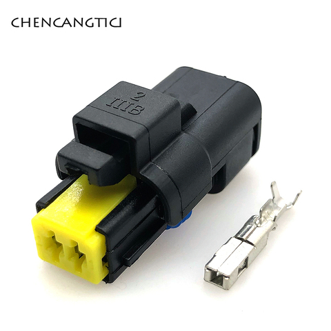 2 set 2 Pin/forma de FCI agua femenina conector del sensor de temperatura a la luz lámpara fo conector para Renault Peugeot Citroen 211PC022S0049 ► Foto 1/6