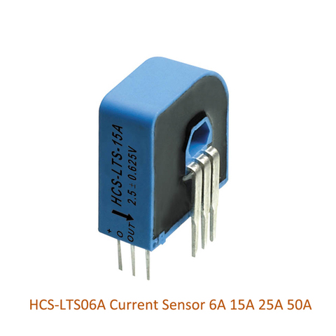 Sensor de corriente de pasillo, HCS-LTS06A de Sensor de corriente de bucle cerrado, 6A, 15A, 25A, 50A, LTS06NP, TBC06DS5 ► Foto 1/1