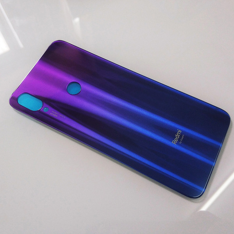 Xiaomi-funda trasera para Redmi note 7, Panel de cristal 3D, carcasa para puerta trasera, carcasa de repuesto para Redmi note 7 ► Foto 1/6