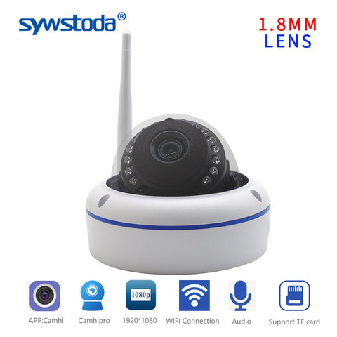 Cámara IP Wifi Dome 1080P 2MP, seguridad inalámbrica, Onvif, tarjeta SD de detección de movimiento, P2P, cámara de vigilancia para Audio de CCTV, APP CamHi ► Foto 1/3