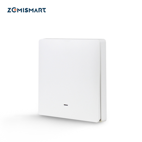 Zemismart-interruptor inalámbrico Tuya Zigbee, control remoto de pared con botón pulsador, Smart Life, 1, 2, 3 bandas ► Foto 1/6