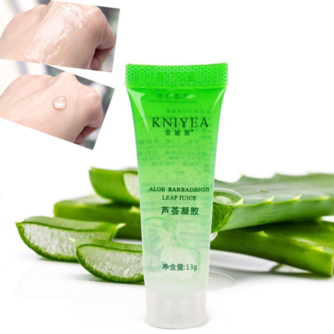 Hidratante Natural Primer maquillaje Gel transparente Aloe 100% puro plantas Base imprimación fondo de sombra de ojos de piel reparación de daños ► Foto 1/6