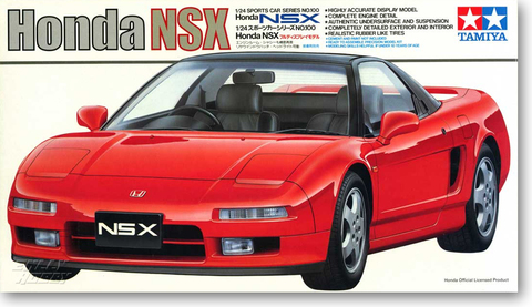 Tamiya-coche deportivo Honda Acura NSX, juguete de ensamblaje de plástico, a escala 24100, 1/24 ► Foto 1/6