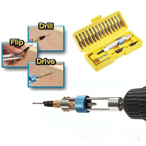 Swap Kit de brocas para destornillador Torx conjunto Flip coche de medio tiempo conductor de cabeza giratoria hexagonal conducción de precisión de herramienta de la reparación ► Foto 1/5