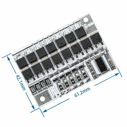 5S BMS 25A 100A 21V 18V, medidor de nivel de 5S 18650, placa de circuito de protección de batería de ion de litio, cargador de PCB, indicador de equilibrio, Kit de bricolaje ► Foto 1/6